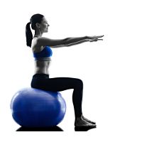  Fitnessball/ pilatesboll 55 cm 